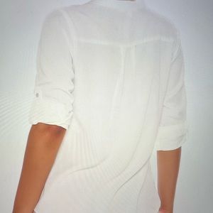 Button front double breasted pocket